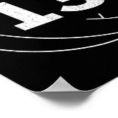 バレーボール選手ジャージー番号13グラフィック ポスター (角)