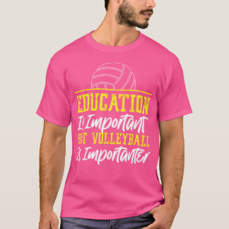バレーボール選手チームの教育は重要だが Tシャツ