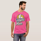 バレーボール選手チーム母バレーボール Tシャツ (正面フル)