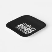 バレーボール選手2025年上級卒業クラス ペーパープレート (傾斜あり)