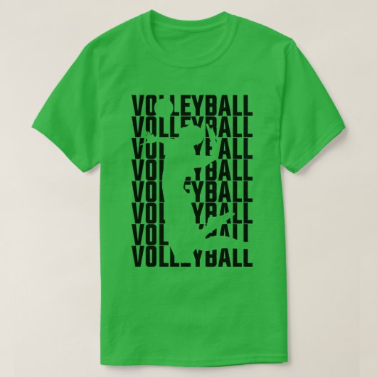 バレーボール選手2 Tシャツ (デザイン正面)