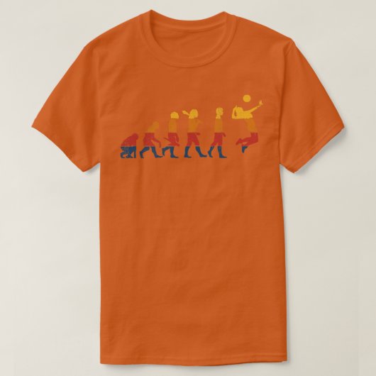 バレーボール選手4 Tシャツ (デザイン正面)