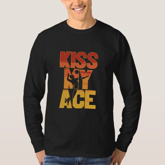 バレーボール選手 |キスマイAce Tシャツ (正面)