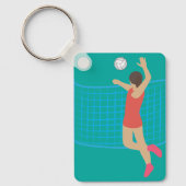 バレーボール選手 キーホルダー (正面)