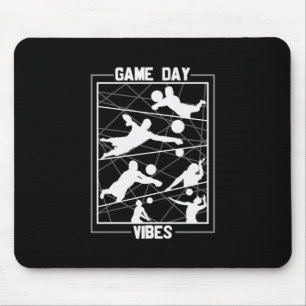 バレーボール選手 ゲームの日 マウスパッド