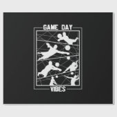 バレーボール選手 |ゲームの日 ラッピングペーパー (フラット)