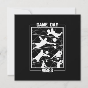 バレーボール選手  ゲームの日 招待状