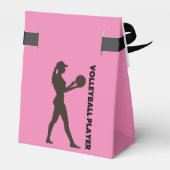 バレーボール選手，バレーボール女子ギフト フェイバーボックス (裏面サイド)