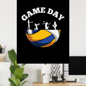 バレーボール選手 |バレーボール ポスター (ホームオフィス)