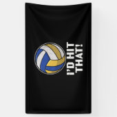 バレーボール選手 | 僕ならそれを打つ 横断幕 (縦)