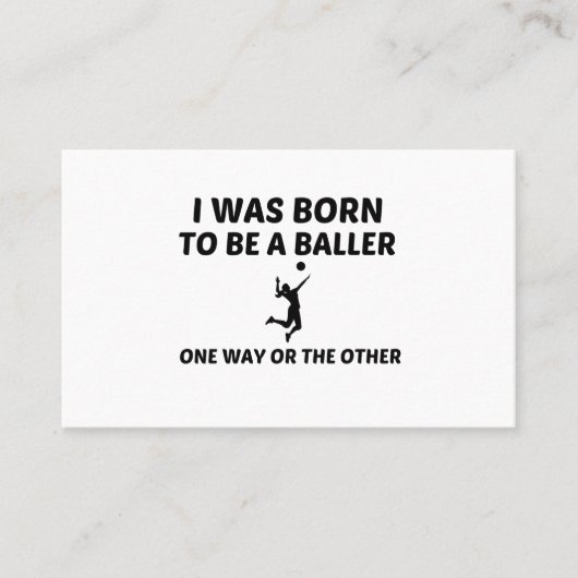 バレーボール選手 名刺 (正面)