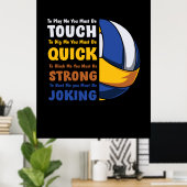 バレーボール選手 |強いはず ポスター (ホームオフィス)