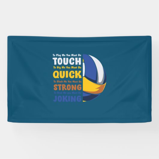 バレーボール選手 |強いはず 横断幕 (横)