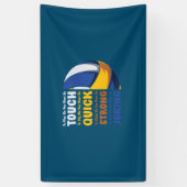 バレーボール選手 |強いはず 横断幕 (縦)