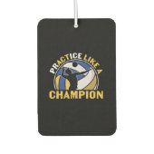 バレーボール選手 | Championのように練習 カーエアーフレッシュナー (正面)