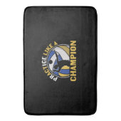 バレーボール選手 | Championのように練習 バスマット (正面縦)