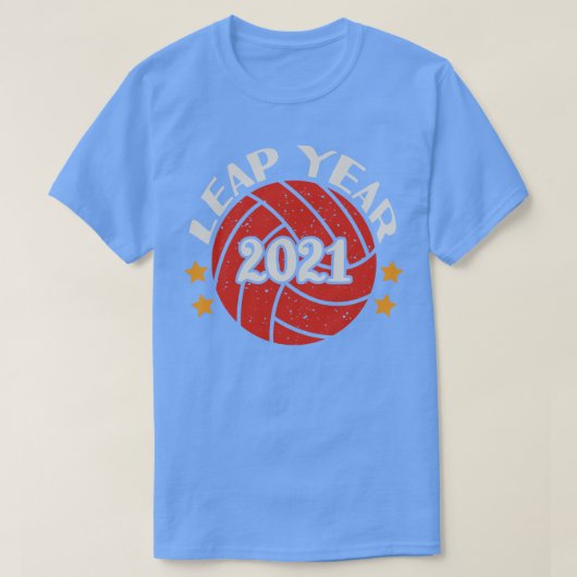 バレーボール閏年2021 Tシャツ (デザイン正面)