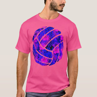 バレーボール離れファーバレーボール選手ビーチVo Tシャツ