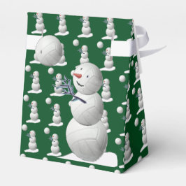 バレーボール雪だるまクリスマス フェイバーボックス