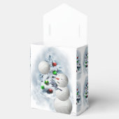バレーボール雪だるまクリスマス フェイバーボックス (オープン)