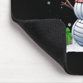 バレーボール雪だるまメンズボーイクリスマスバレーボールPl マウスパッド (コーナー)