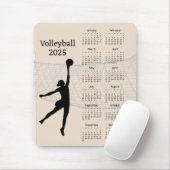 バレーボール2025カレンダー マウスパッド (マウス)