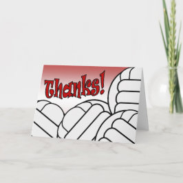 バレーボール-ありがとう! サンキューカード