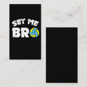 バレーボール-おもしろいなバレーボールの発言 名刺 (正面/裏面)