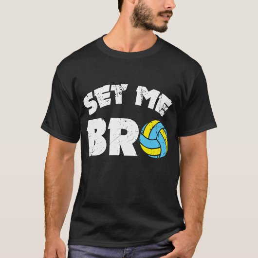 バレーボール-おもしろいなバレーボールの発言 Tシャツ (正面)