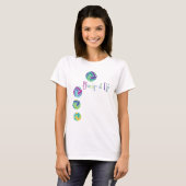 バレーボール: それをぶつけて下さい! Tシャツ (正面フル)