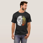 バレーボール、イエス Tシャツ (正面フル)
