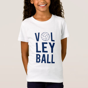 バレーボール キッズ 男女兼用Tシャツ(青) Tシャツ