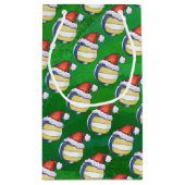 バレーボール(クリスマスハット付) スモールペーパーバッグ (裏面)