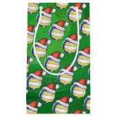 バレーボール(クリスマスハット付) スモールペーパーバッグ (正面)