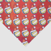 バレーボール（クリスマスハット付） 薄葉紙 (詳細)