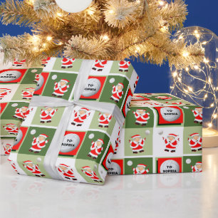 バレーボール クリスマス ラッピングペーパー