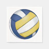 バレーボール スタンダードカクテルナプキン (正面)