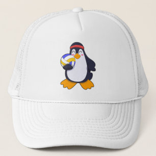 バレーボール・スポーツのペンギン キャップ
