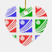 バレーボール セラミックオーナメント (裏面)