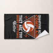 バレーボール – チャンピオンズが文句を言わない ハンドタオル (ハンドタオル)