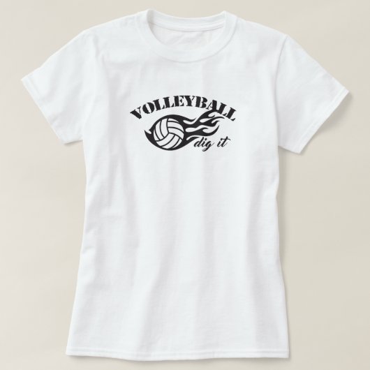 バレーボール ディギット Tシャツ (デザイン正面)