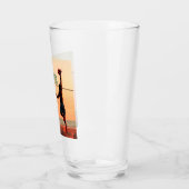 バレーボール、ネットで私に会う タンブラーグラス (左)