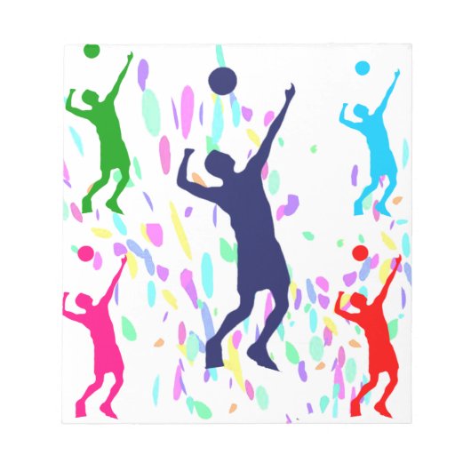 バレーボール ノートパッド (正面)