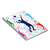 バレーボール ノートブック (右側)