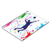 バレーボール ノートブック (左側)