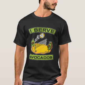 バレーボール ビーチバレー アボカド Tシャツ