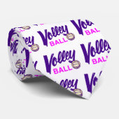 バレーボール(ピンク) ネクタイ (ロール)