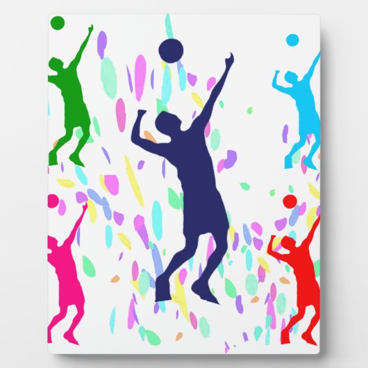 バレーボール フォトプラーク (正面)