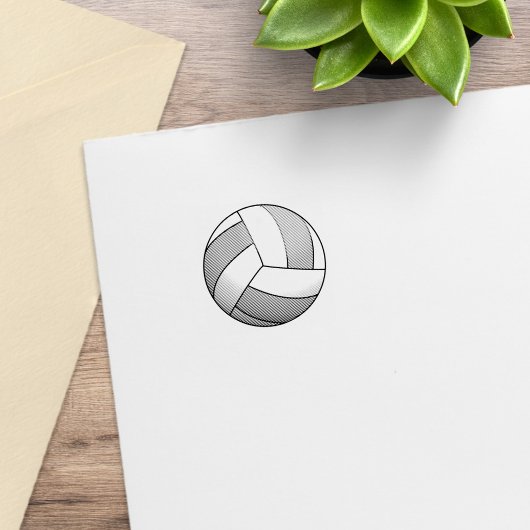 バレーボール ボール 1x1 ラバースタンプ