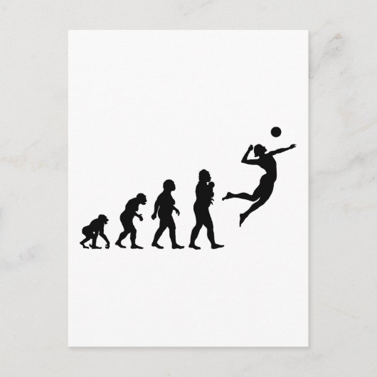 バレーボール ポストカード (正面)